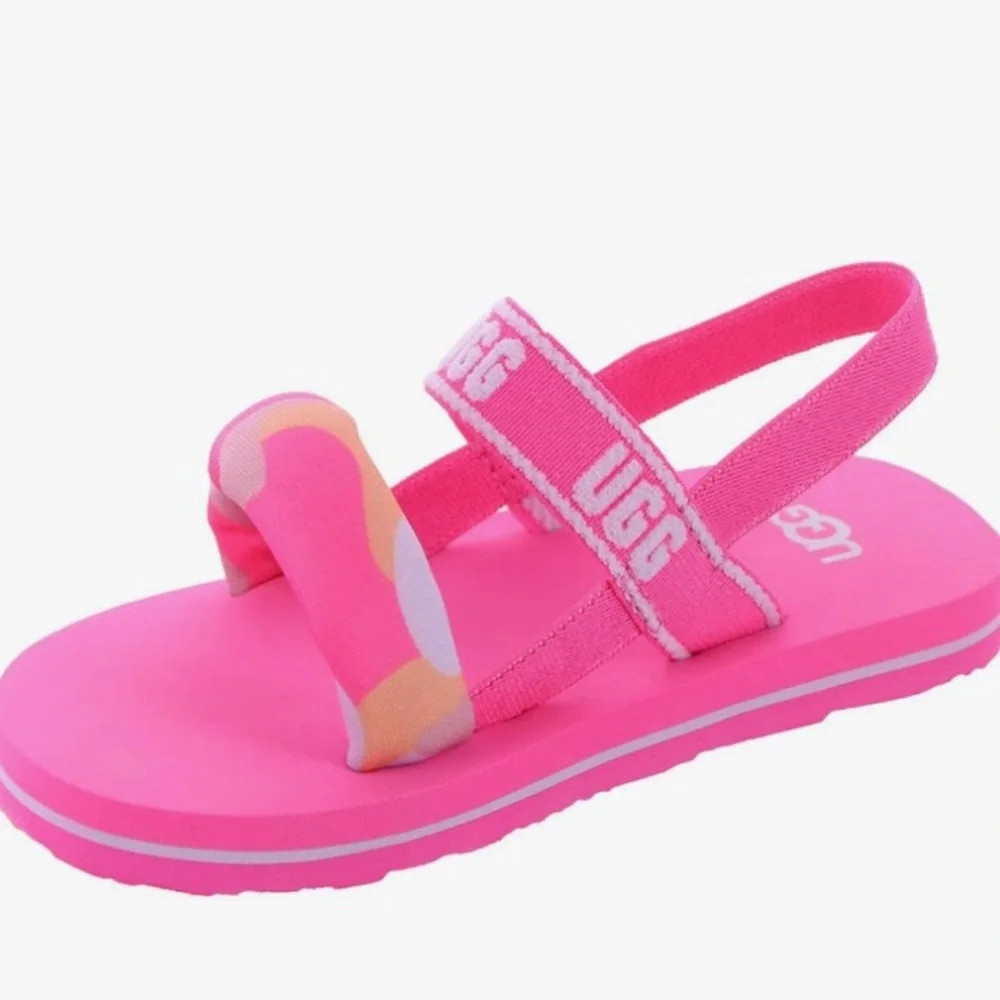 UGG Kids' Zuma Sling Camopop Sandal Size T12 EUC